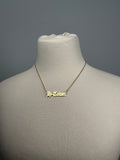 H-TOWN plated necklace