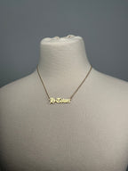H-TOWN plated necklace