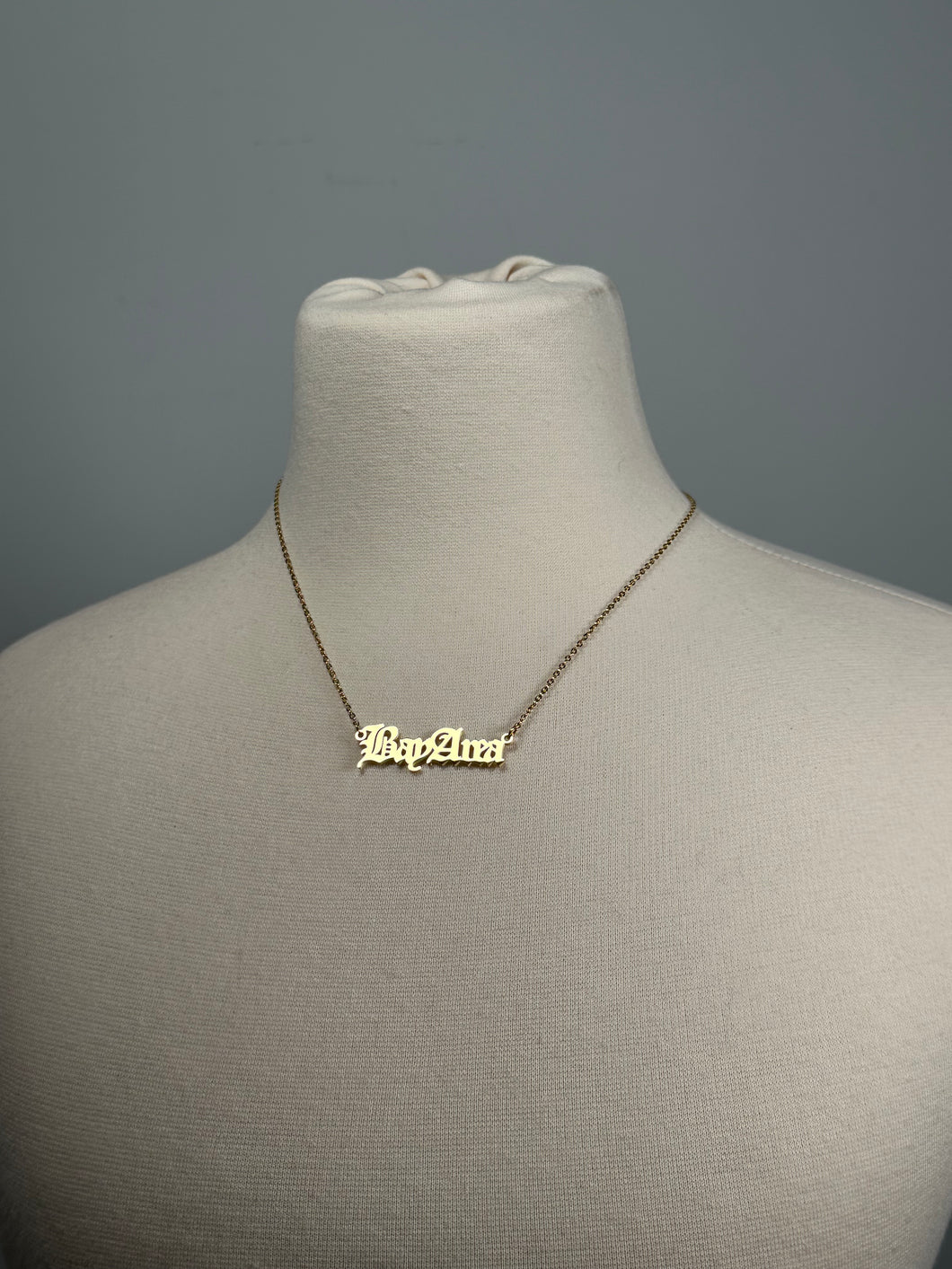 BAY AREA plated necklace