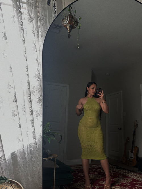 ANIVA open knit dress