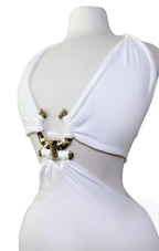 AMELIA high slit dress