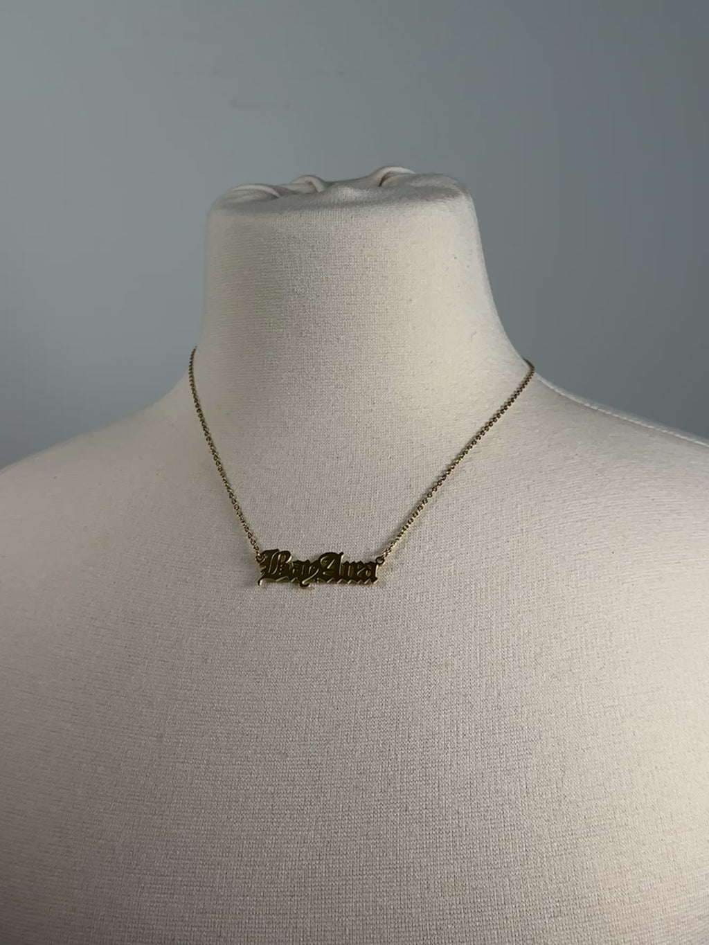 BAY AREA plated necklace