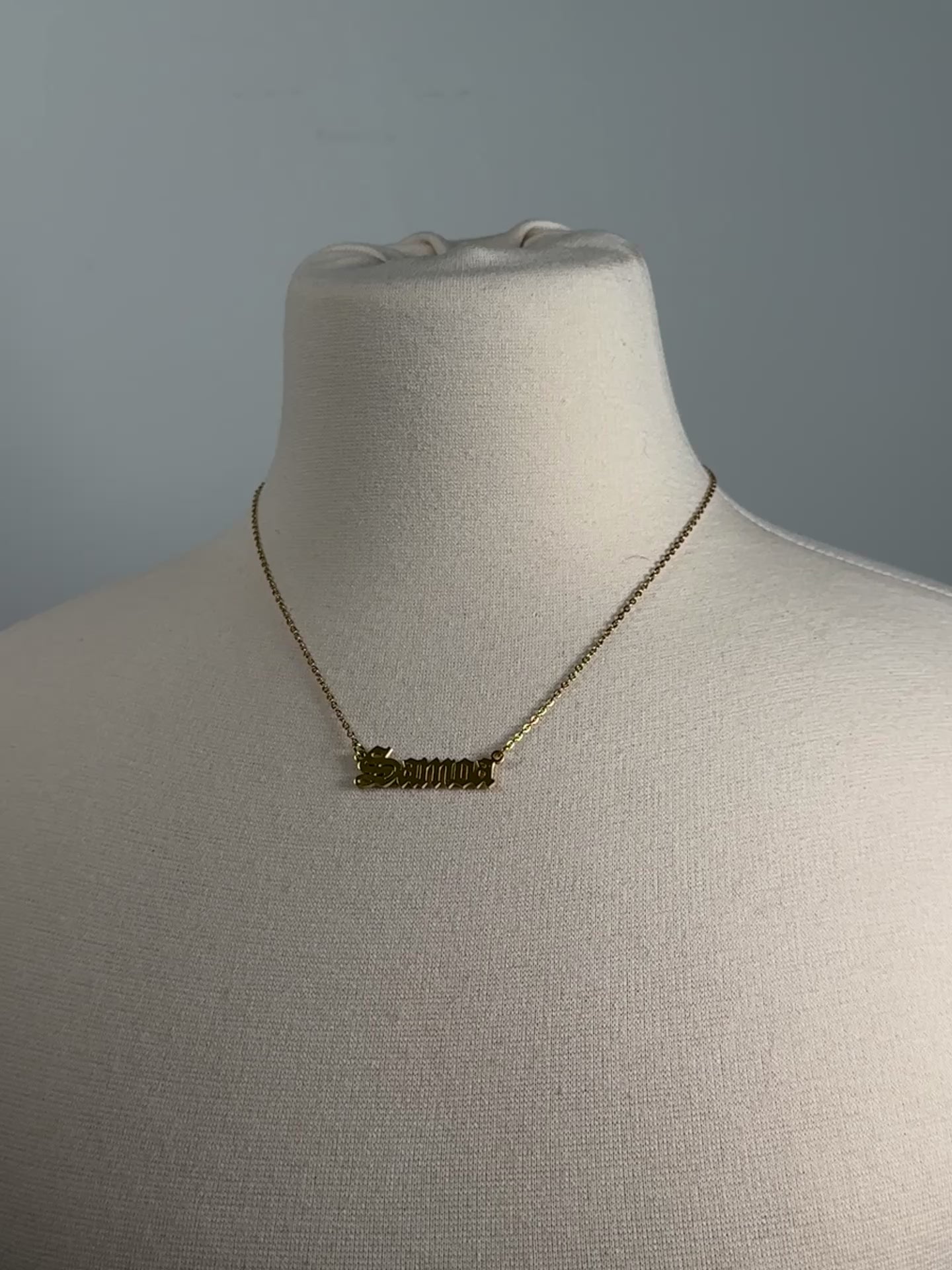 SAMOA plated necklace