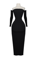 Ariana open back midi dress