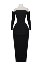 Load image into Gallery viewer, Ariana open back midi dress
