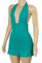 Load image into Gallery viewer, Malibu babe halter dress
