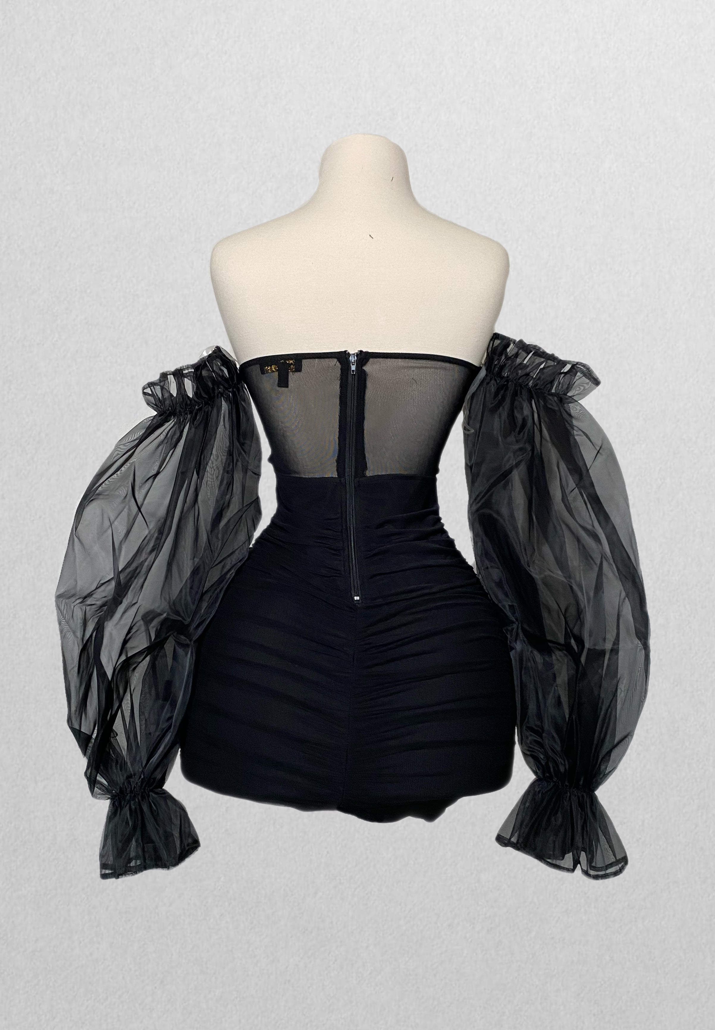 Ambrosia puff sleeve dress