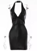 Load image into Gallery viewer, Jennifer faux leather dress
