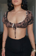 Anuhea peasant crop top