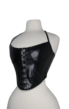 Load image into Gallery viewer, Megan Faux leather crop top
